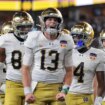 Riley Leonard returns from injury to lead Notre Dame to national championship game in CFP win vs Penn State