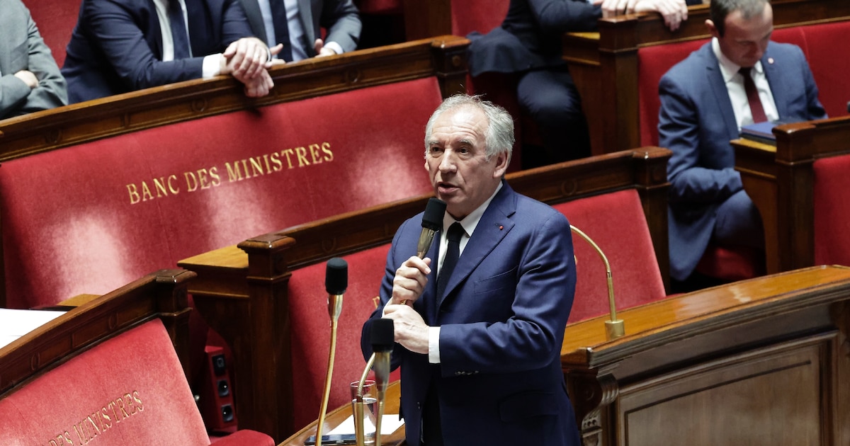 Le Premier ministre François Bayrou à l'Assemblée nationale le 17 décembre 2024