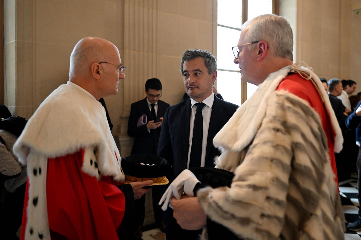 A la Cour de Cassation, Gérald Darmanin et les magistrats affichent leurs bonnes résolutions