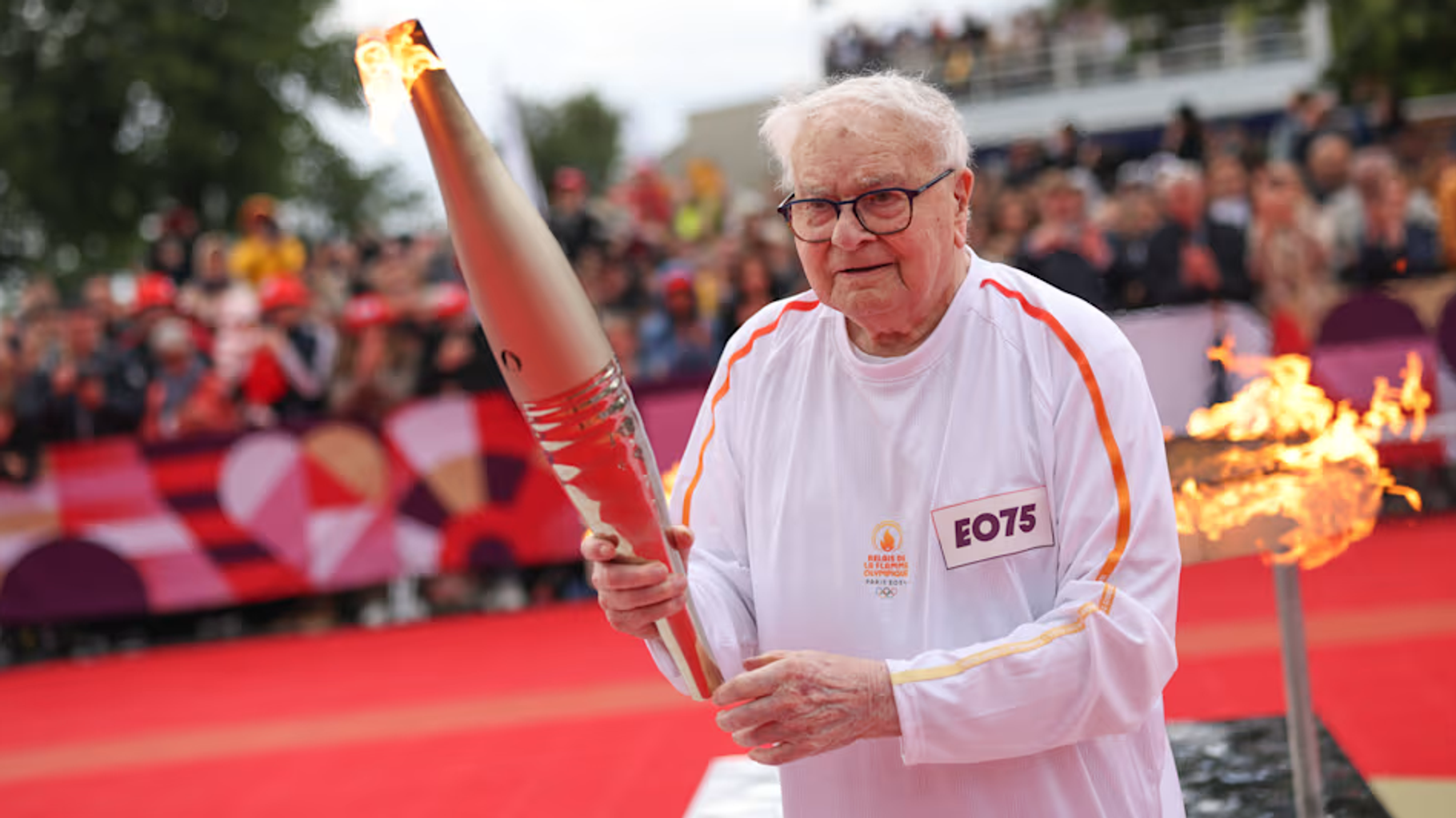 Mort de Roger Lebranchu, ancien résistant et plus vieux porteur de la flamme olympique