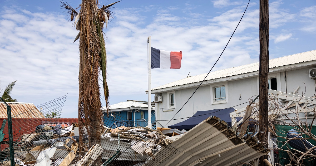 Les dégâts du cyclone Chido à Dzaoudzi, à Mayotte, le 28 décembre 2024