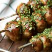 Les brochettes de champignons du chef Jean-Victor Huss pour une détox végétal post-fêtes