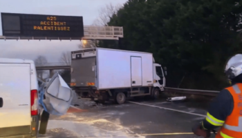 Verglas : plusieurs accidents ont eu lieu sur l'A25 et l'A26