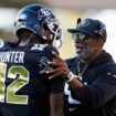 Deion Sanders criticizes Travis Hunter for deactivating social media after online comments about fiancée