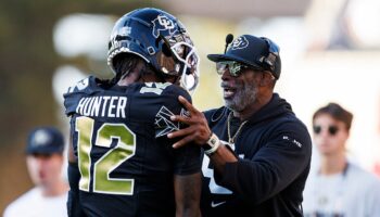 Deion Sanders criticizes Travis Hunter for deactivating social media after online comments about fiancée