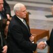 Pence reveals words exchanged with President-elect Trump at Carter funeral