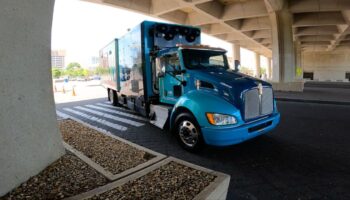 Hydrogen-powered rescue truck just smashed a world record, and it only spits out water