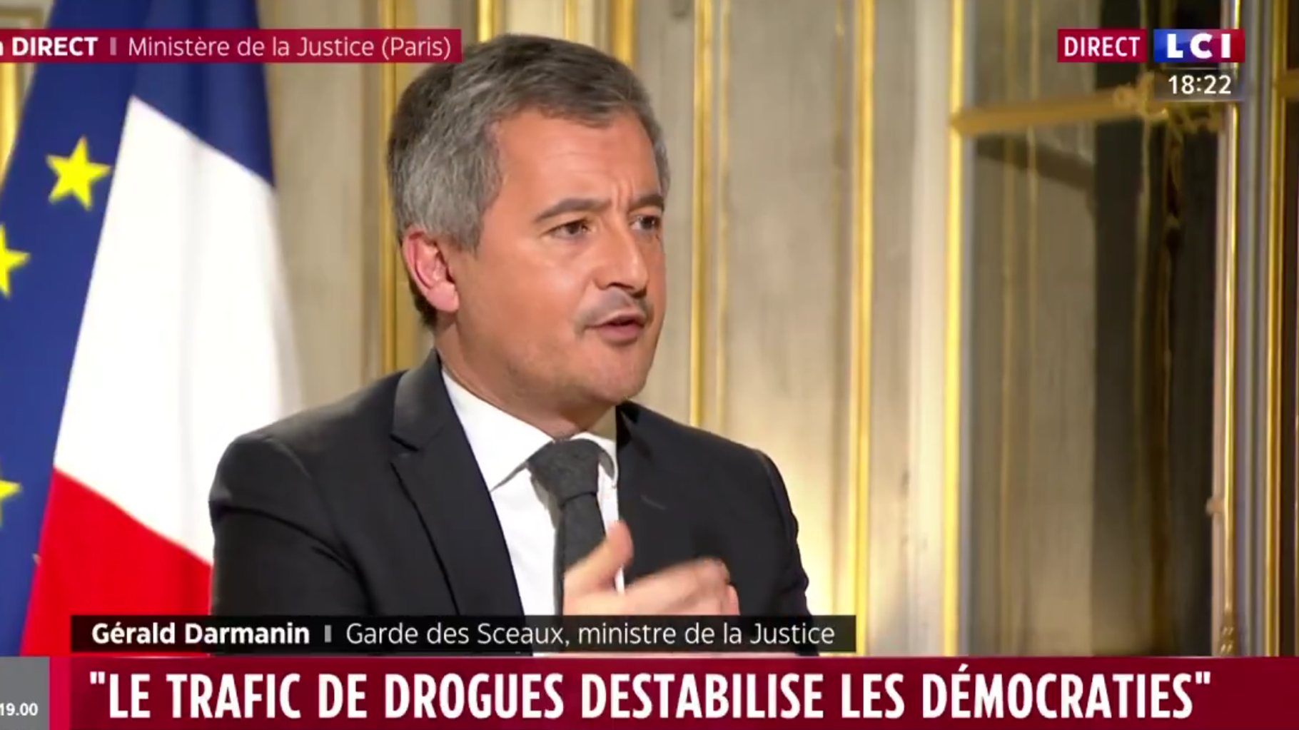 Gérald Darmanin explique où il veut mettre « les 100 plus gros narcotrafiquants »