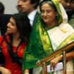 Tulip Siddiq with Sheikh Hasina in 2009. Pic: Reuters