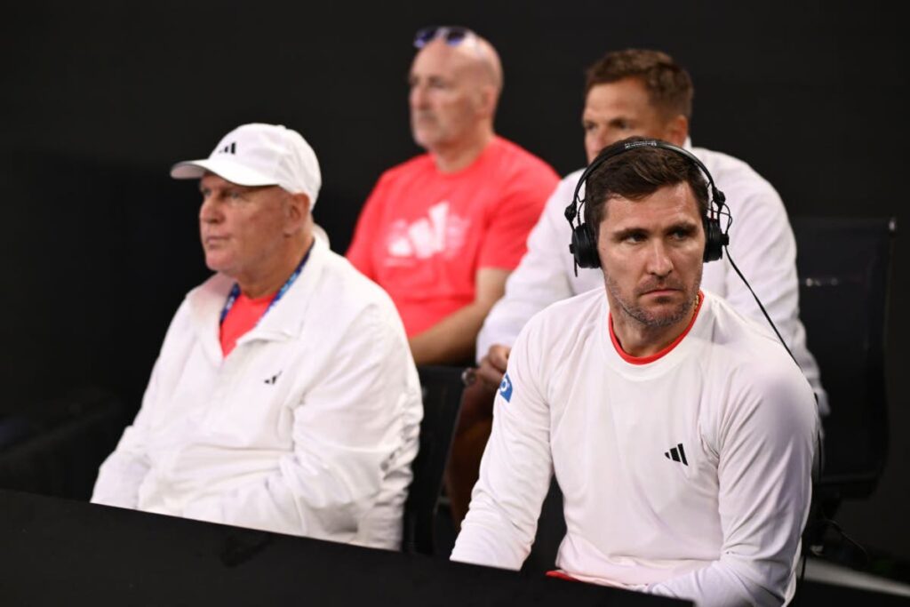 What are the ‘weird’ new coaching pods in use at the Australian Open?