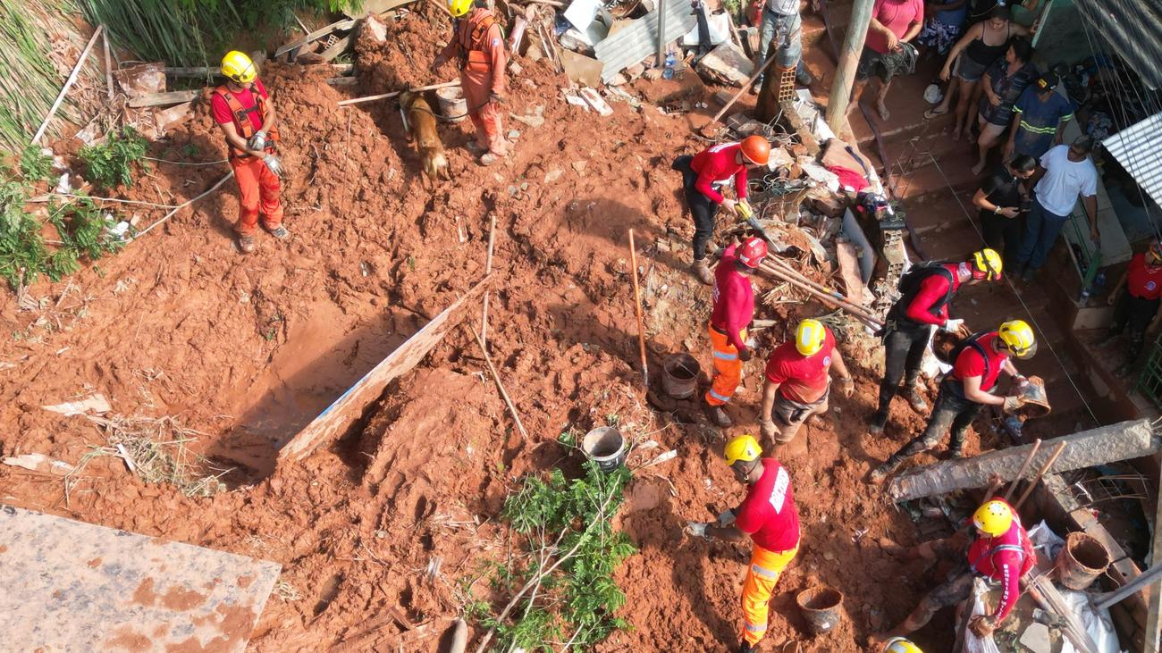 Extremwetter: Mindestens zehn Tote bei Erdrutschen in Brasilien