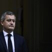 Le nouveau ministre de la Justice, Gerald Darmanin, lors de la cérémonie de passation de pouvoirs avec son prédécesseur au ministère de la Justice, le 24 décembre 2024 à Paris