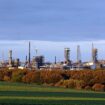 General view of St Fergus Gas Terminal near Fraserburgh, Aberdeenshire