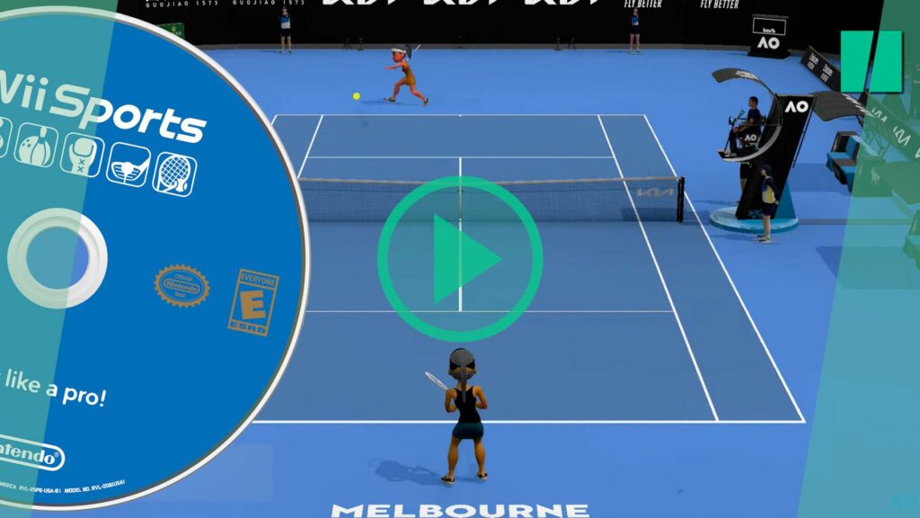 Open d’Australie : les matchs sont disponibles gratuitement en version animée, et ça ressemble beaucoup à la Wii