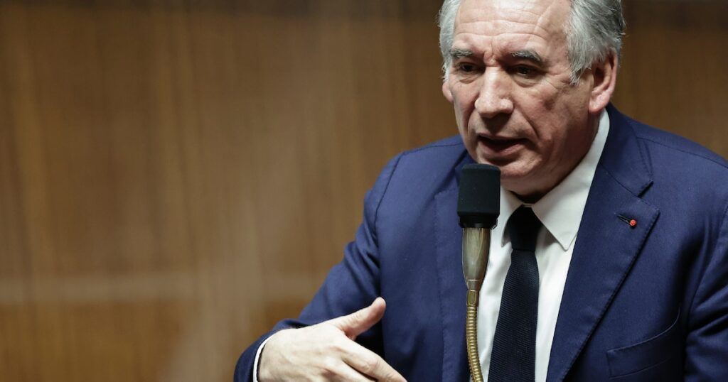 François Bayrou à l'Assemblée nationale, le 17 décembre 2024, à Paris