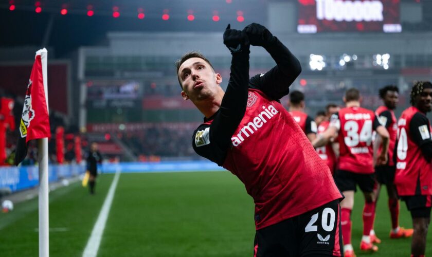 Bundesliga, 17. Spieltag – Dienstag: Leverkusen gewinnt gegen Mainz, auch Frankfurt und Wolfsburg siegen