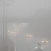 Cars driving in foggy conditions on the M20 near Folkestone in Kent. Picture date: Sunday December 29, 2024. Gareth Fuller/PA Wire