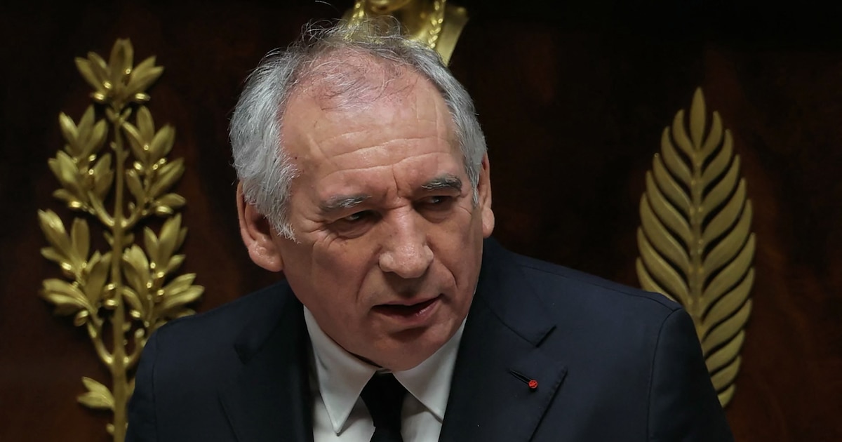 Le Premier ministre François Bayrou, mardi 14 janvier, lors de sa déclaration de politique générale.