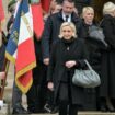 Marine Le Pen à la messe en hommage à son père, Jean-Marie Le Pen, à Notre-Dame du Val-de-Grace, Paris, le 16 janvier 2025