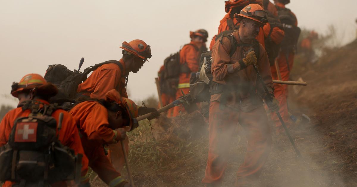 À Los Angeles, des centaines de détenus en première ligne pour combattre le feu