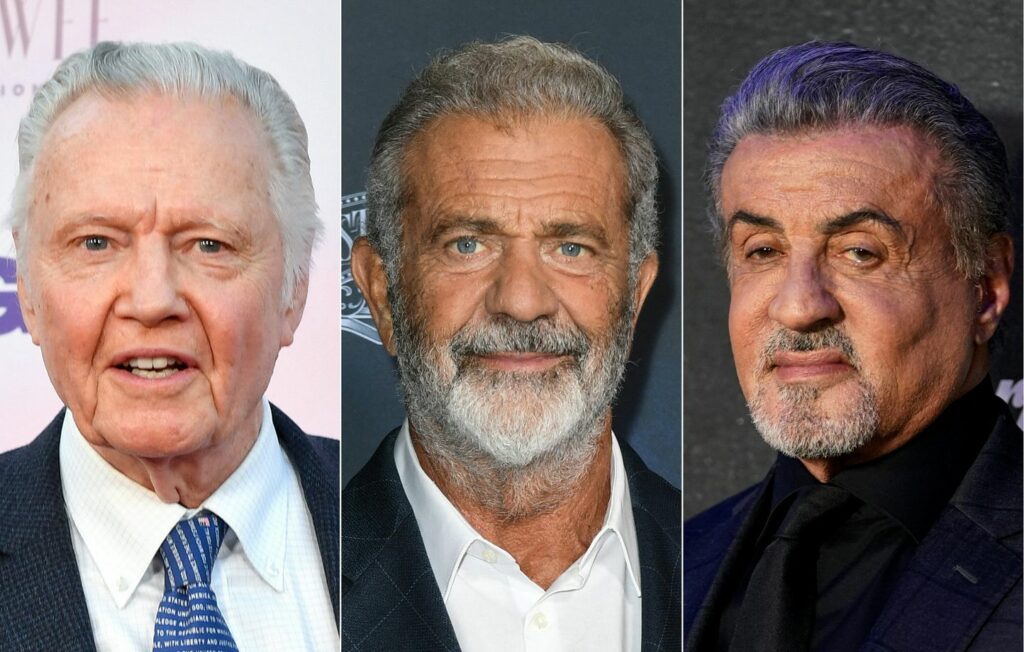 Trump envoie les acteurs Stallone, Voight et Gibson en mission à Hollywood