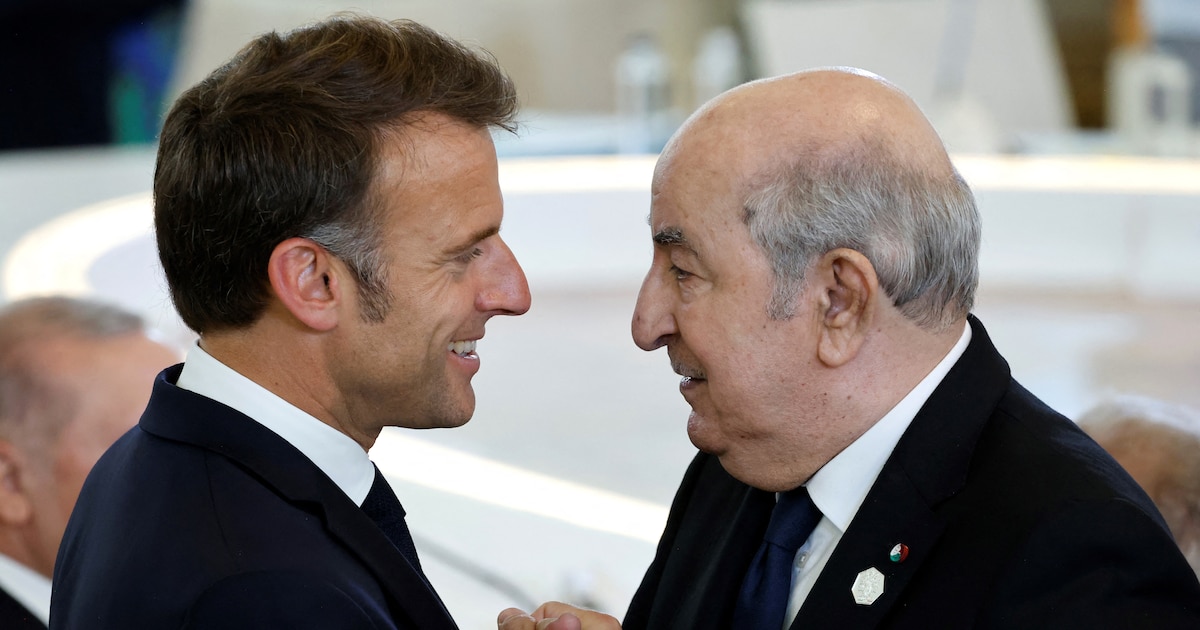 Emmanuel Macron et Abdelmadjid Tebboune, au sommet du G7 en juin 2024.