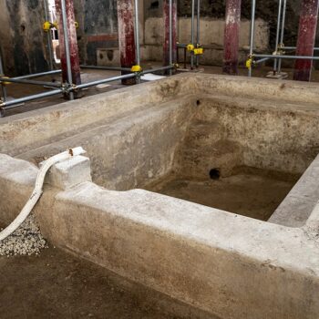 Ancient Pompeii excavation uncovers lavish private bath complex