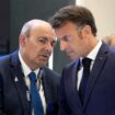 Emmanuel Macron et Eric Trappier, le PDG de Dassault Aviation devenu le 9 janvier dernier celui de tout le groupe Dassault, ici au salon du Bourget le 19 juin 2023.