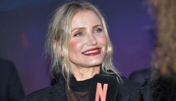 Cameron Diaz at Berlin screening of Back in Action on Wednesday. Pic: AP