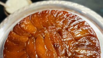 La tarte Tatin du chef Jean-François Piège, un dessert facile à réaliser et qui a de l’allure