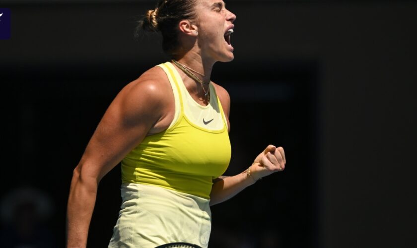 Australian Open: Turnier-Favoritinnen Sabalenka und Gauff ziehen in Viertelfinale ein