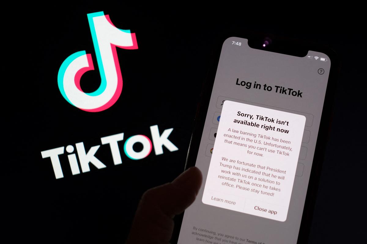 TikTok ferme son réseau social aux Etats-Unis... mais espère « une solution » venant de Trump