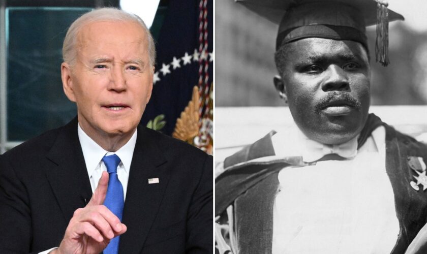 Biden pardons late Black activist Marcus Garvey, 4 others