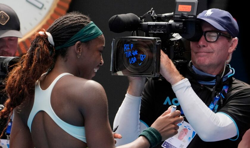 Coco Gauff pays tribute to TikTok at Australian Open, sees silver lining