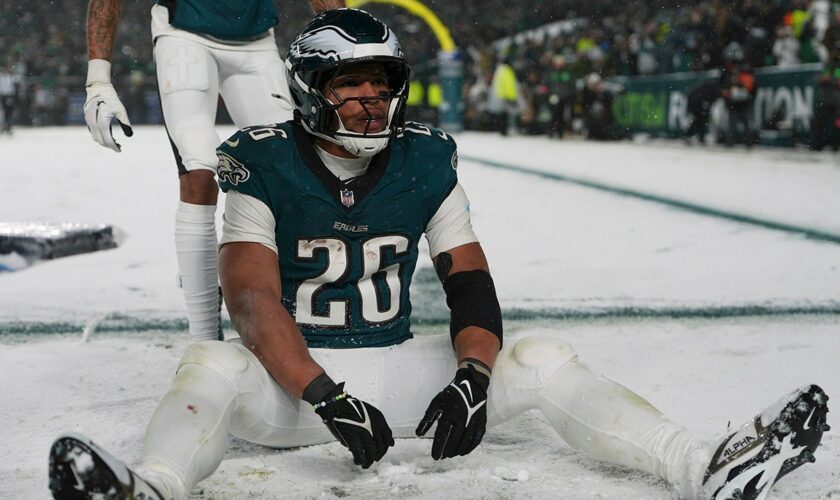 Saquon Barkley carves up Rams defense in snow, Eagles move to NFC title game