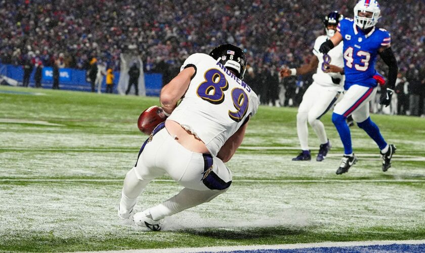 Ravens' Mark Andrews faces scrutiny after two crucial mistakes in playoff loss to Bills