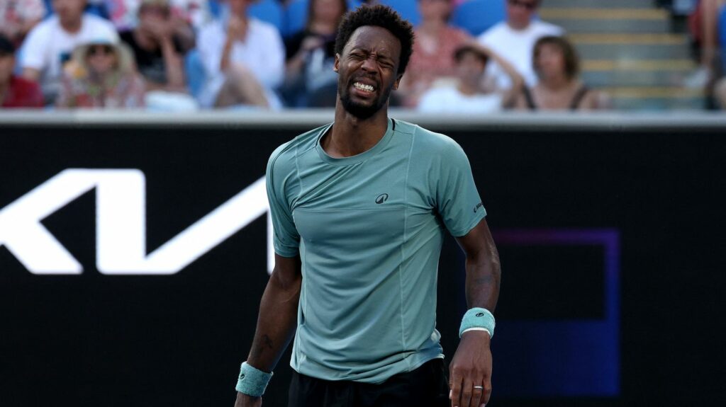 Open d'Australie : "Oui, je n'ai plus 20 ans", concède Gaël Monfils, contraint à l'abandon face à Ben Shelton