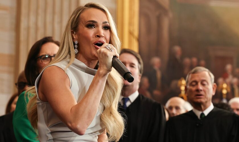 Carrie Underwood triumphs at Trump inauguration after musical mishap