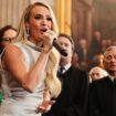 Carrie Underwood’s Trump inauguration performance hit by technical issues as singer forced to go a cappella