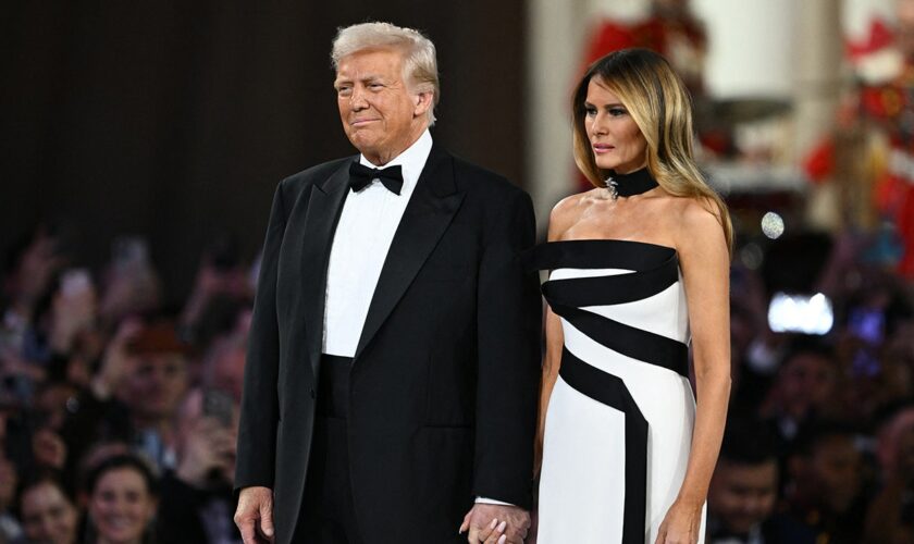 Trump makes appearances at several Inaugural Balls around DC after jam-packed first day as POTUS