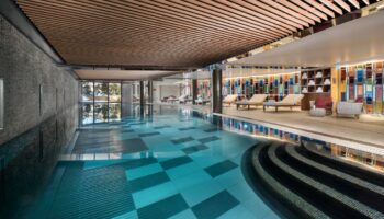 Le Spa Diane Barrière avec sa piscine de 20 mètres carrés