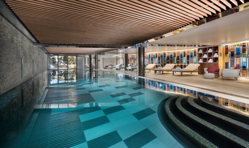 Le Spa Diane Barrière avec sa piscine de 20 mètres carrés