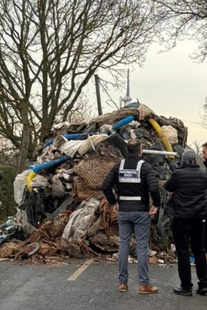 rubbish fly-tipped in Staffordshire pic: Tom Ramsden