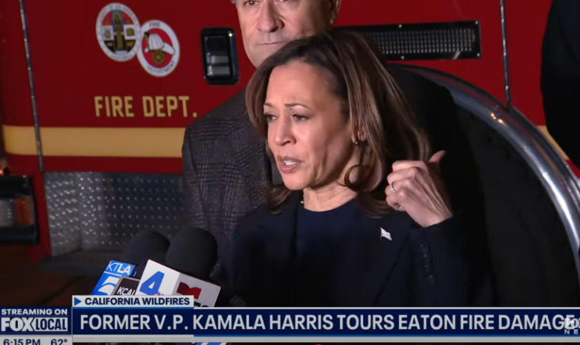 Kamala Harris mocked online for another 'word salad' about 'community' during fire department visit