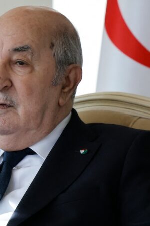 Le président algérien Abdelmadjid Tebboune, le 13 juin 2024 en Italie.