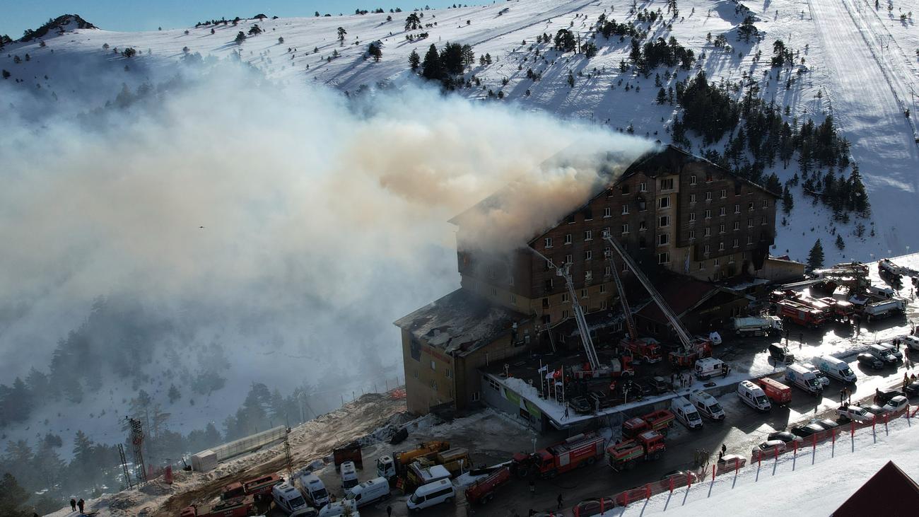 Hotel-Brand: Neun Menschen nach Brand in türkischem Hotel festgenommen