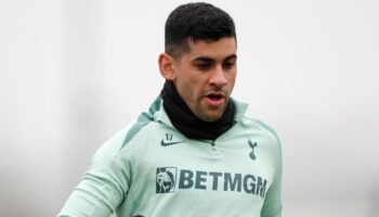 Cristian Romero back in Tottenham training but will not be ready for Hoffenheim