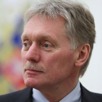 Le porte-parole du Kremlin, Dmitri Peskov, le 24 janvier 2024 à Moscou