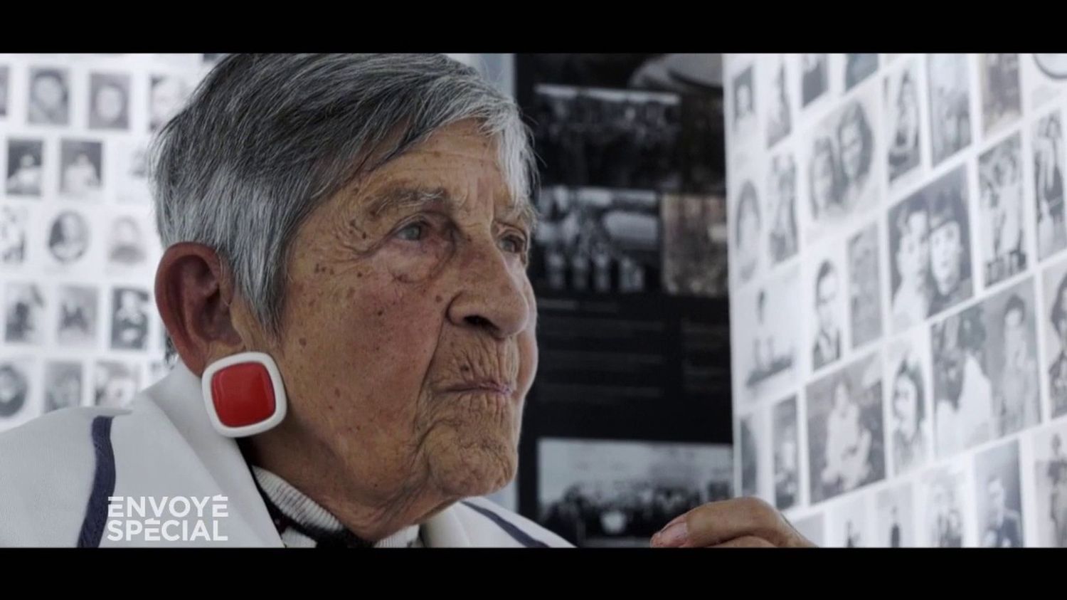 VIDEO. "J'ai appris que j'avais envoyé papa et Gilbert à la mort" : devant la photo de son petit frère assassiné à Auschwitz, Ginette Kolinka, ancienne déportée, se souvient