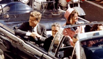 Moments before John F Kennedy's assassination on 22 November 1963. Pic: Reuters